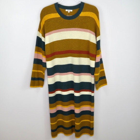 Madewell Drop Shoulder Sweater Casual Maxi Dress - Picture 5 of 13